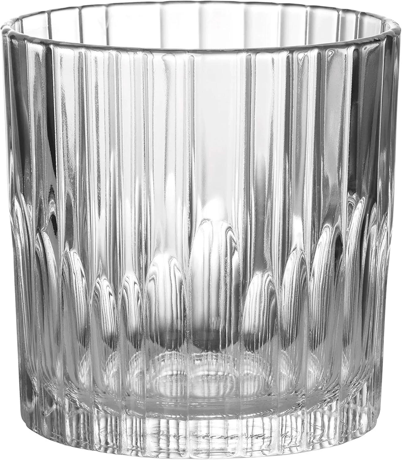 Duralex Made In France Manhattan Glass Tumbler (Set of 6), 10.87 oz, Clear