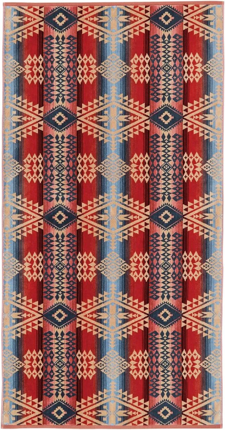 Pendleton Jacquard Patterned Cotton Colorful Pattern Bath Towel - Canyonlands, One Size