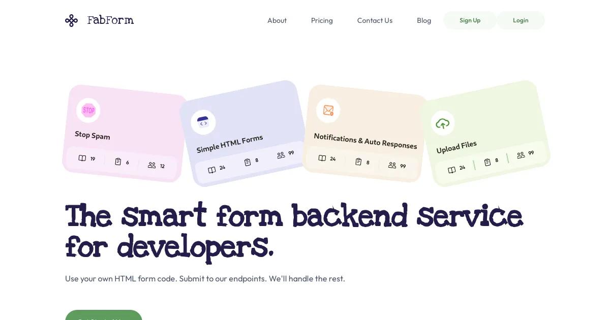 form backend service