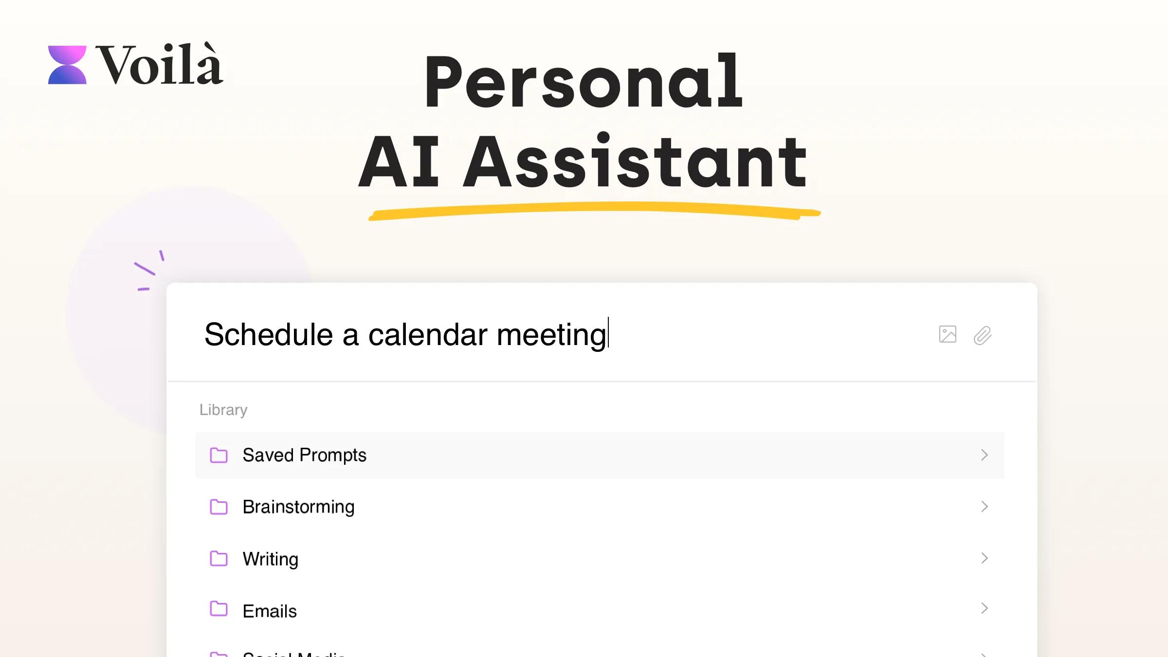 Voilà AI Assistant, Chat and Writer for maximum productivity