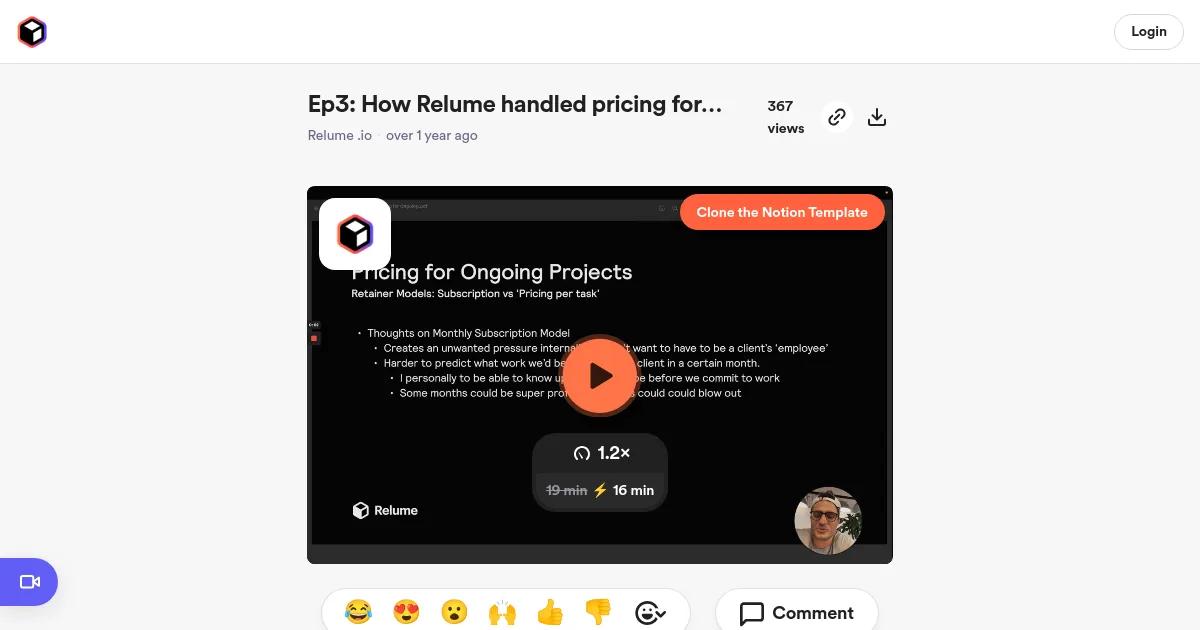 Ep3: How Relume handled pricing for ongoing projects