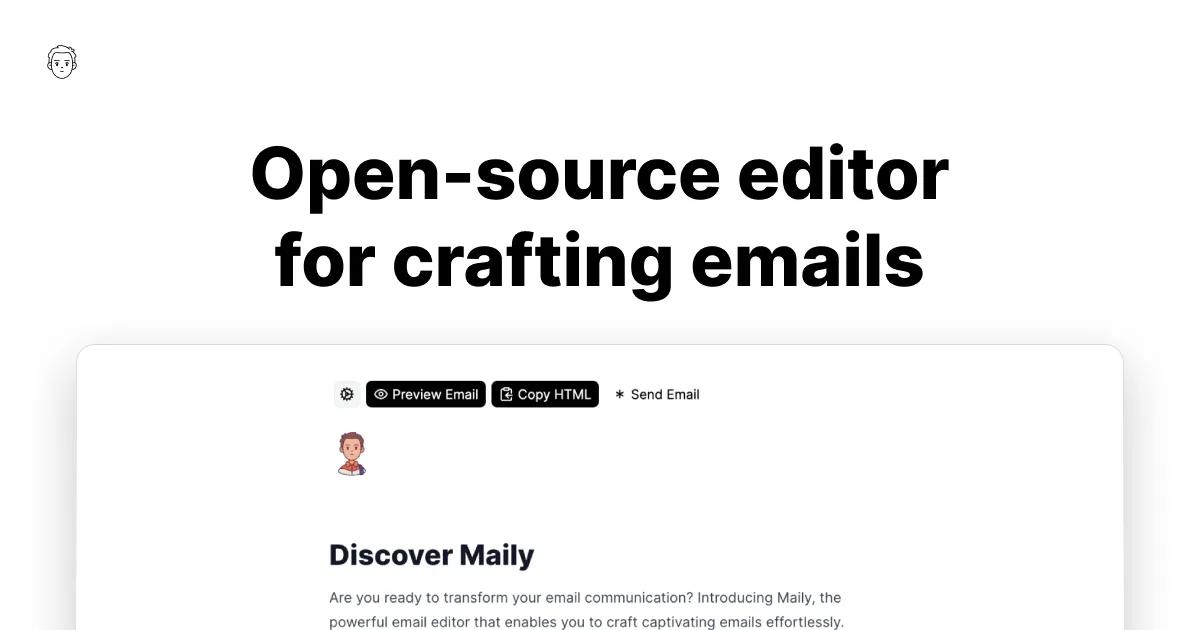 Maily - Open-source editor for crafting emails