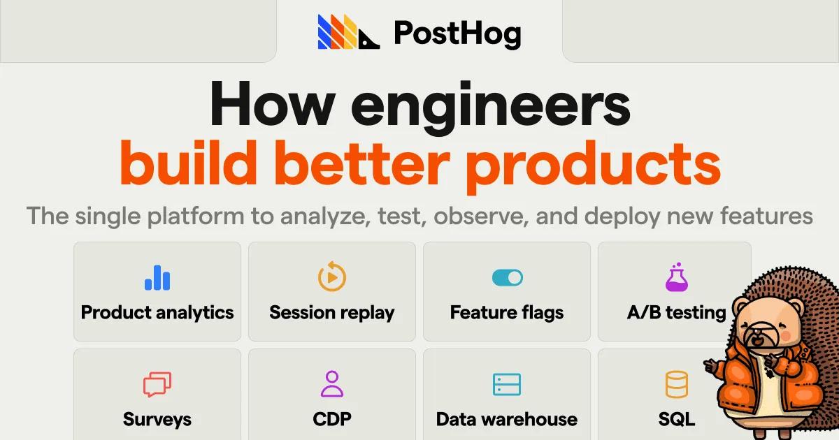 PostHog - How developers build successful products