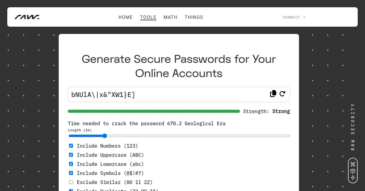 Strong Password Generator