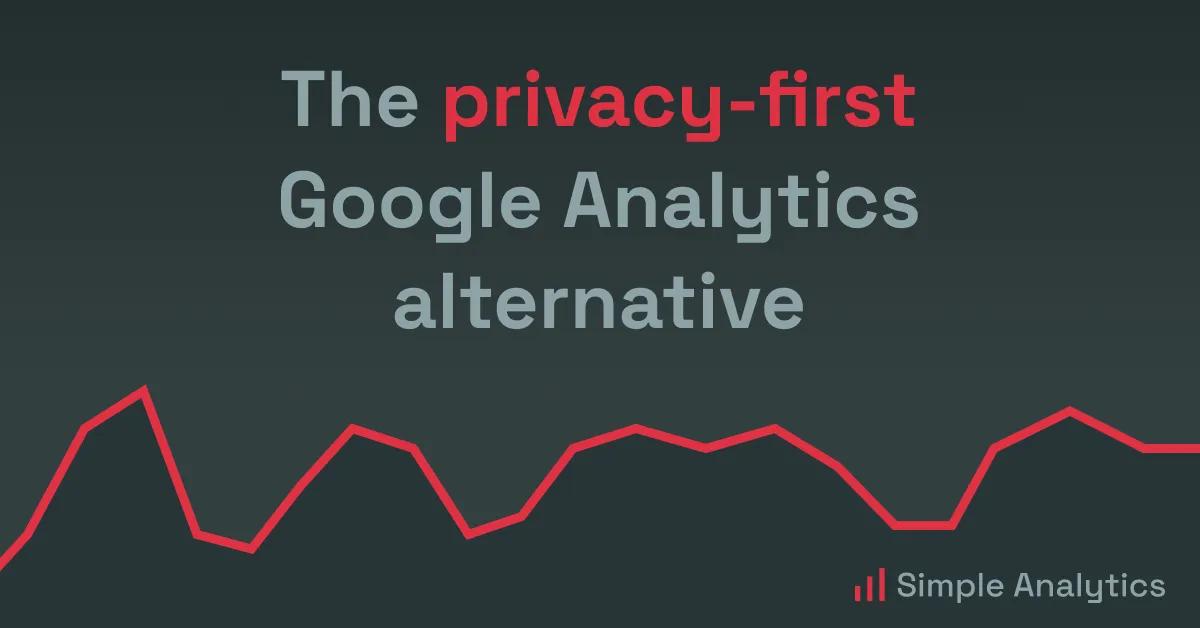 The privacy-first Google Analytics alternative