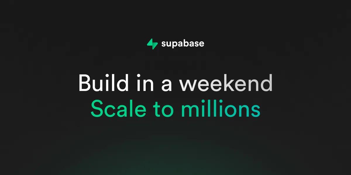 Supabase | The Open Source Firebase Alternative