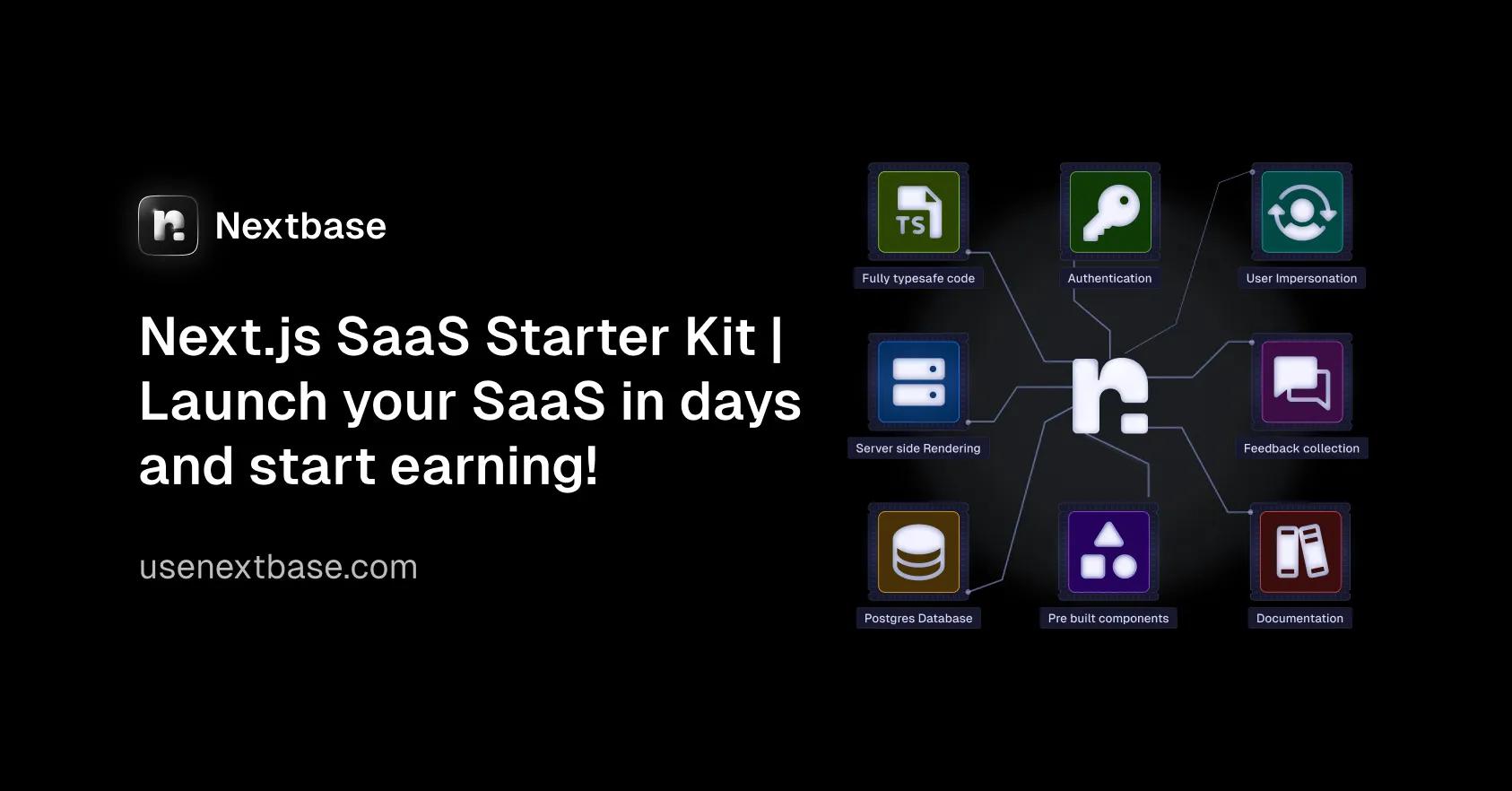 Next.js SaaS Starter Kit | Launch your SaaS in days and start earning! | Nextbase Starter Kit