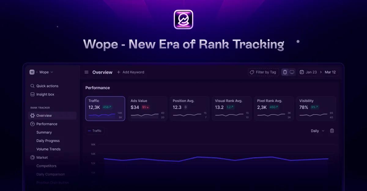 Wope: The New Era Of Rank Tracking