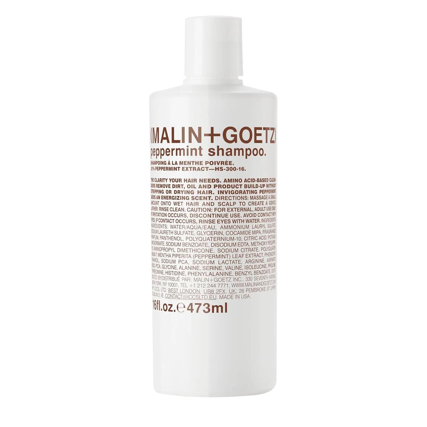 Malin + Goetz Shampoo – Clarifying, Unisex Natural Shampoo to Cleanse & Hydrate, Scalp Treatment Nourishes and Restores Healthy Texture for All Hair Types, Vegan and Cruelty-Free