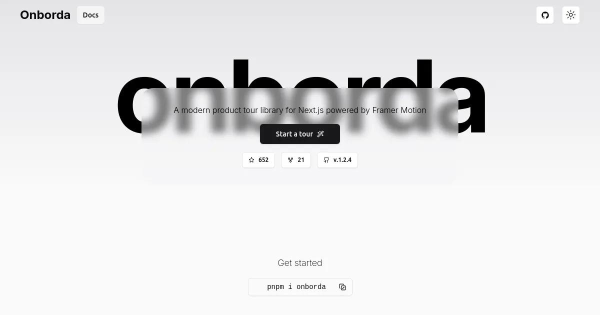 Onborda - Product tour's for Next.js