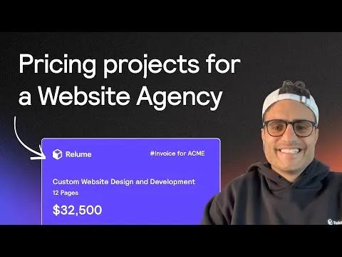 How this website agency approaches pricing for new projects