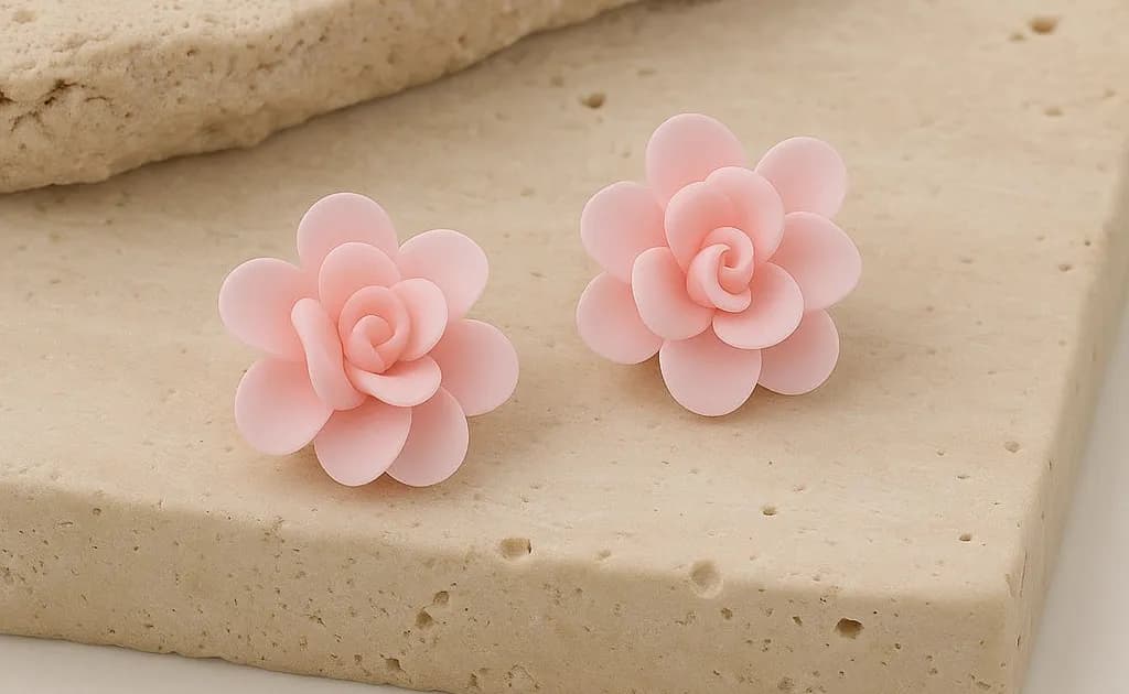 Korean Flower Earring