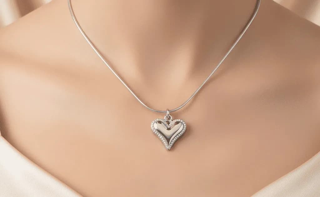 Heart Pendant Chain