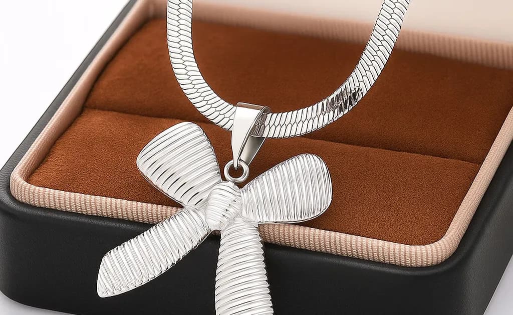 Silver Four Leaf Pendant