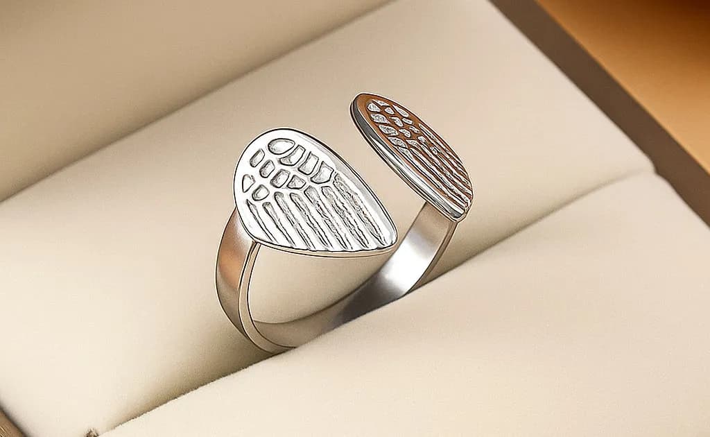 Angel Wing Feather Ring