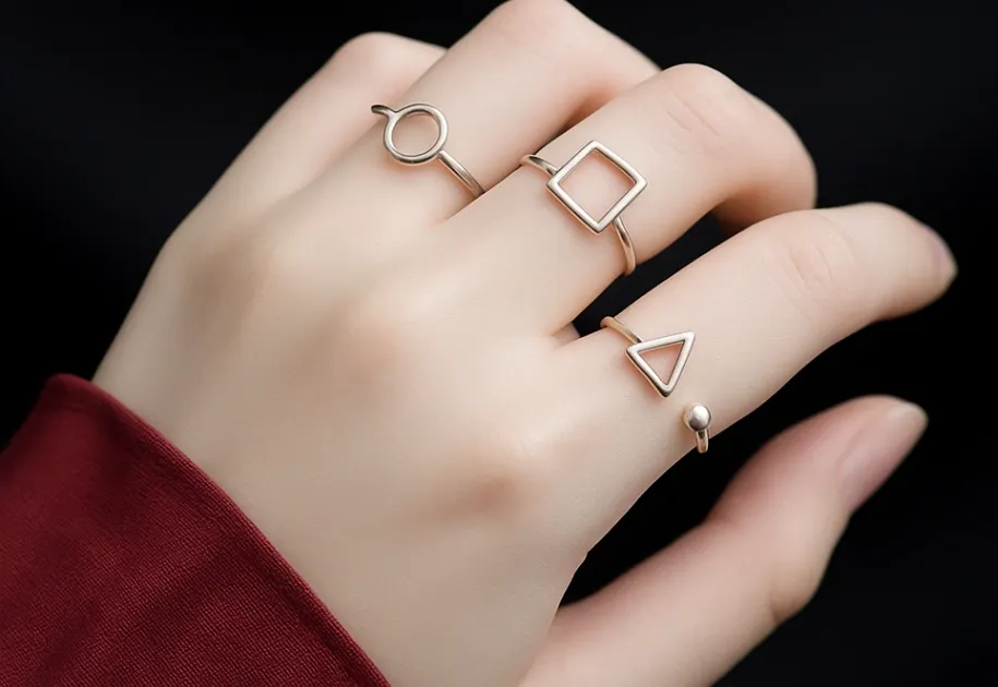 Triangle Open Ring