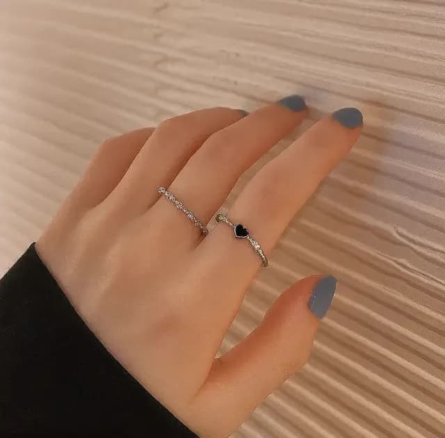 Black Heart Ring