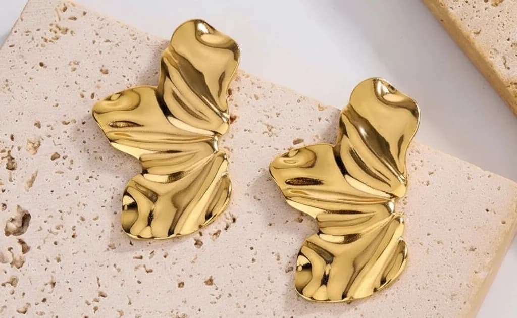 Fluid Gold Earrings