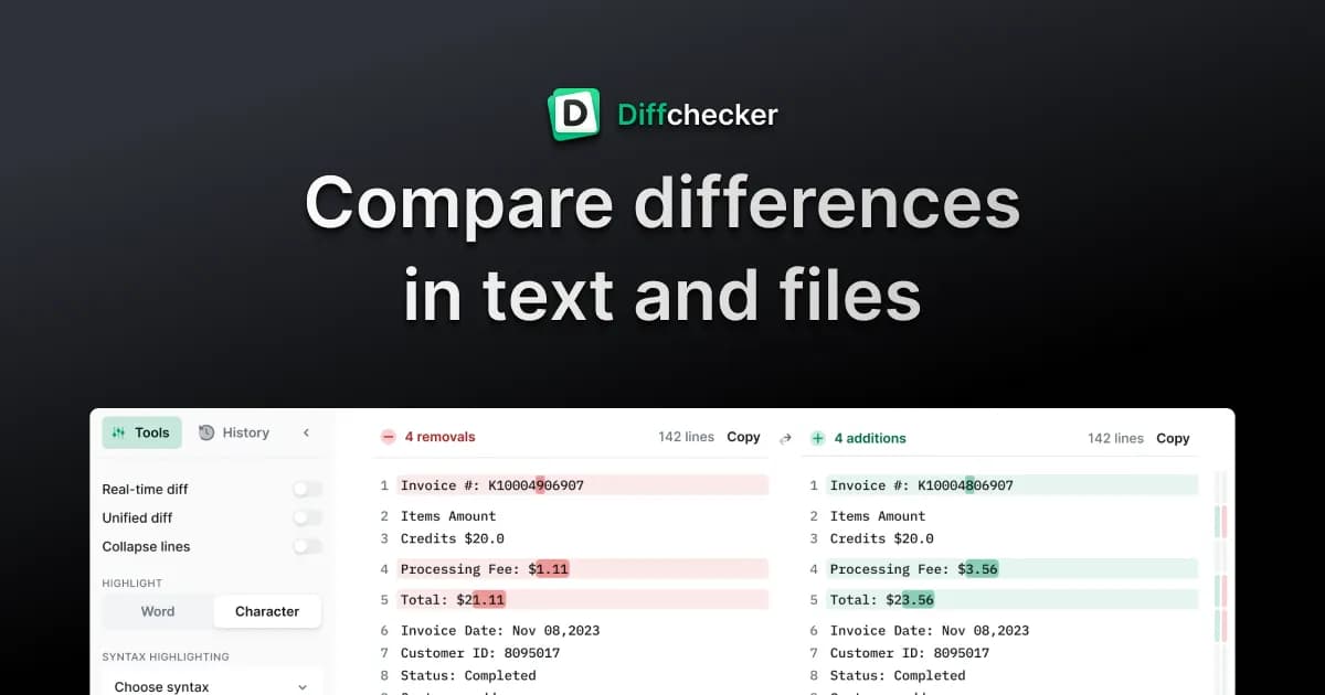 Diffchecker