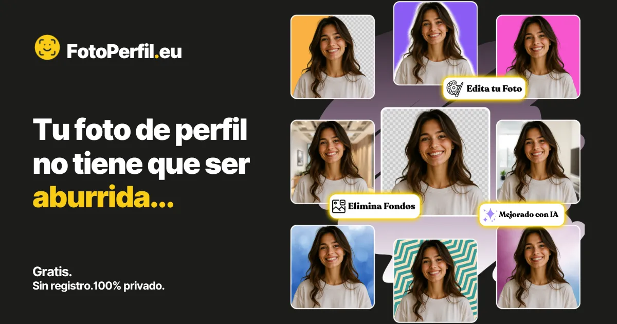 Crea tu foto de perfil única