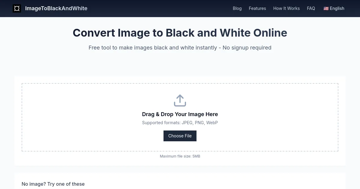 ImageToBlackAndWhite