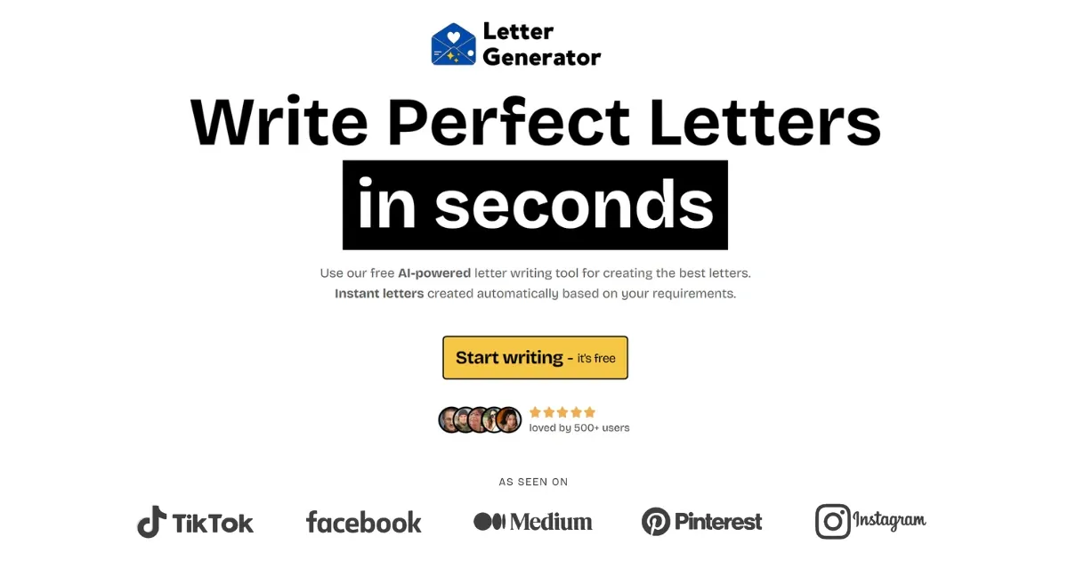 AI Letter Generator