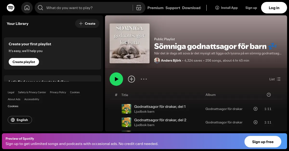 Sömniga godnattsagor för barn 💤