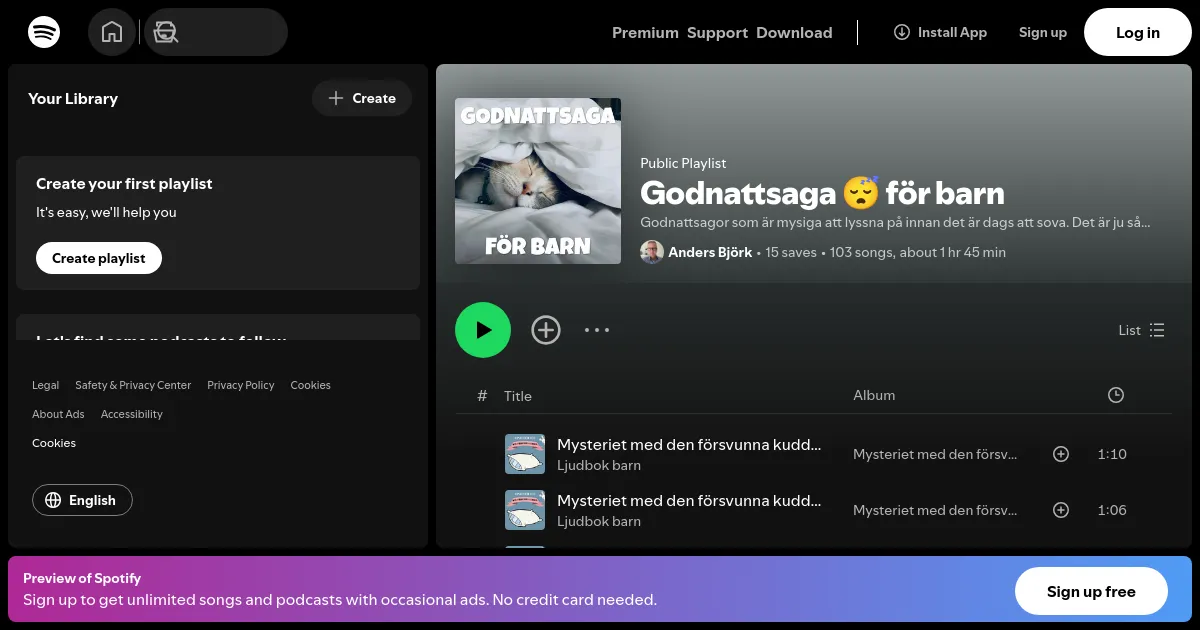 Godnattsaga 😴 för barn
