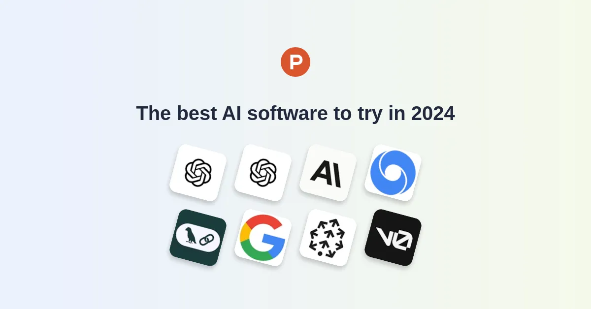 The best AI software to try in 2024