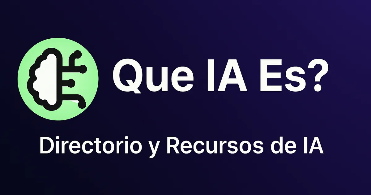 Directorio de Herramientas de IA en Español