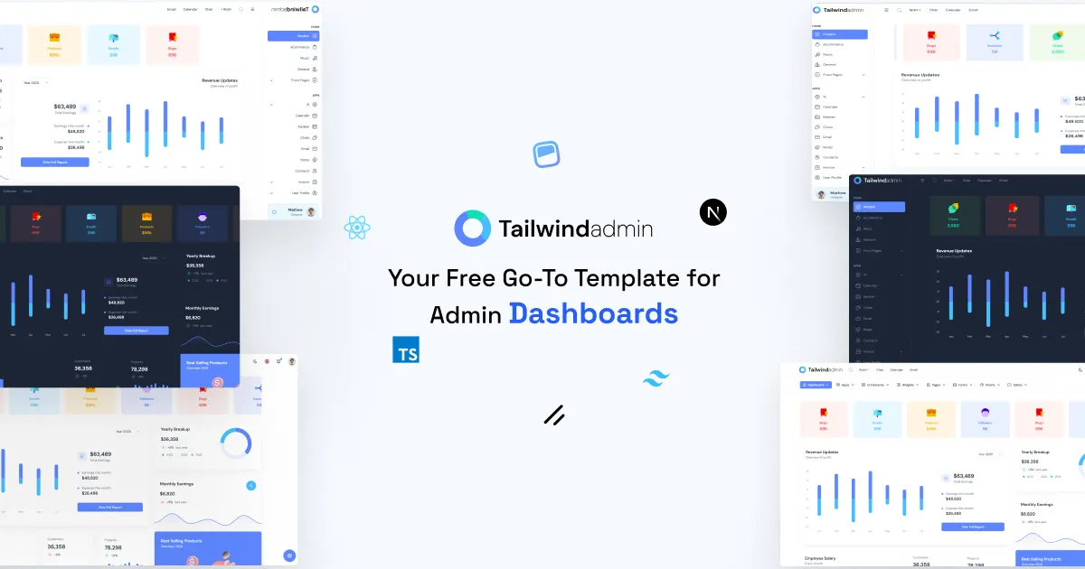 40+ UI Blocks & Components Coded with Tailwind CSS