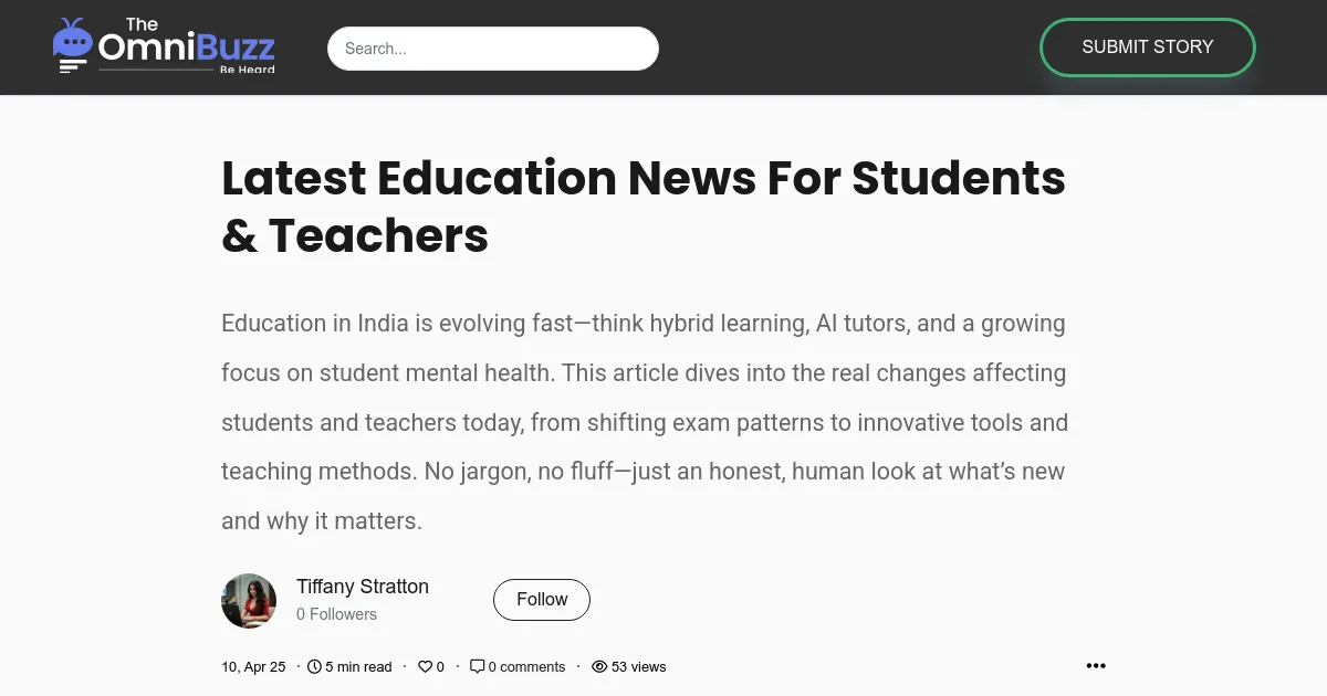 Latest Education News for Students & Teachers