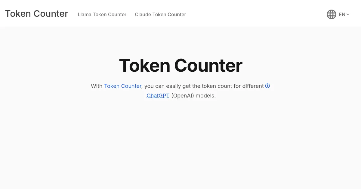 Token Counter